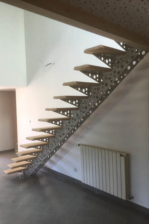 Aménagement intérieur-escalierboismetal